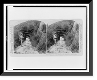 Historic Framed Print, Roadway leading to ridge on which hospital is located, Corregidor Island, Manila Bay, P.I.,  17-7/8" x 21-7/8"