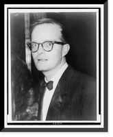 Historic Framed Print, [Truman Capote, head-and-shoulders portrait, facing front, dressed in formal attire],  17-7/8" x 21-7/8"