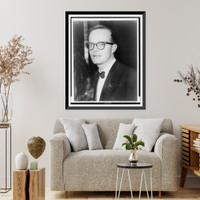 Historic Framed Print, [Truman Capote, head-and-shoulders portrait, facing front, dressed in formal attire],  17-7/8" x 21-7/8"