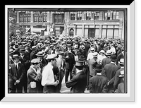 Historic Framed Print, Anarchists .  Union Sq., 8/8/14, Abbott speaking,  17-7/8" x 21-7/8"