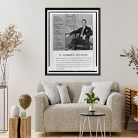 Historic Framed Print, [W. Somerset Maugham, full-length portrait, seated, facing front],  17-7/8" x 21-7/8"