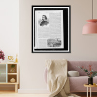 John A. Logan Crocker's charge at Jackson. Classic, Vintage Poster