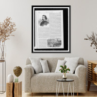 John A. Logan Crocker's charge at Jackson. Classic, Vintage Poster