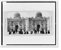 Historic Framed Print, The magnificent entrance to the Imperial Palace, Vienna, Austria,  17-7/8" x 21-7/8"