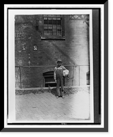 Sidney Ashcraft, 10 years old, 517 Hannibal St., N., Cincinnati. Bundle Carrier. Location: Cincinnati, Ohio, Vintage Poster