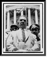 Antique Portrait - Lázaro Cárdenas, former Mexican president