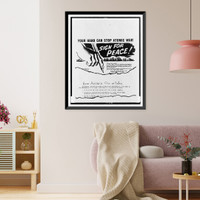 Anti-war leaflet and petition distributed in Cleveland by communists Classic, Vintage Print