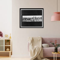 Historic Framed Print, Dallas - Oak Cliff Viaduct, Dallas, Texas,  17-7/8" x 21-7/8"