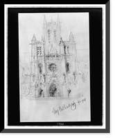 My cathedral.by CG, Antique Poster