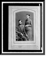 Historic Framed Print, [Sigmund Freud and his wife, Martha (Bernays), three-quarter length portrait, facing left] - 2,  17-7/8" x 21-7/8"