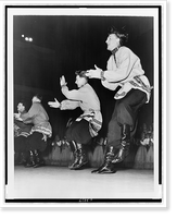 Dancers in the Russian Festival of Music and Dance performing at Madison Square Garden in New York City Classic, Antique Wall Art