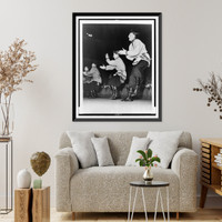 Dancers in the Russian Festival of Music and Dance performing at Madison Square Garden in New York City Classic, Antique Wall Art