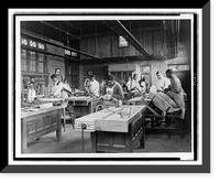 Young men training in wheel wrighting at Hampton Institute, Hampton, Virginia, Vintage Wall Art