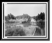 Kern Island canal head gate, 2 1/2 miles N.E. of Bakersfield, Kern County, Cal. Classic, Vintage Print