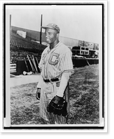 Jackie Robinson in Kansas City Monarchs uniform, Antique Print