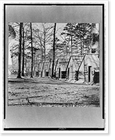 Gen. Butler's headquarters, Fraser's farm, north side of James River, Antique Print