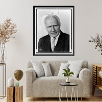 Historic Framed Print, [Walter Damrosch, head-and-shoulders portrait, facing front],  17-7/8" x 21-7/8"