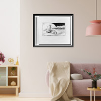 Fidel Castro building a sand castle on a tiny island as a huge wave bears down on him.Oliphant, Antique Poster