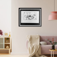Historic Framed Print, Howdy! I'm Ross Perot and I'm running for president".Oliphant.",  17-7/8" x 21-7/8"