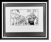Historic Framed Print, I won't ask! Don't ask! I mustn't ask! Don't ask! I can't ask! Don't ask! So don't ask! Don't ask!.Oliphant.,  17-7/8" x 21-7/8"