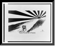 Historic Framed Print, Alliance for some sort of progress.Oliphant.,  17-7/8" x 21-7/8"