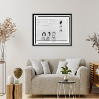 Historic Framed Print, God would be displeased with the three girls for their meanness.World Telegram & Sun photo by Ed Ford.,  17-7/8" x 21-7/8"