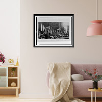 Historic Framed Print, [People working in Card Division, Library of Congress, Washington, D.C.] - 2,  17-7/8" x 21-7/8"