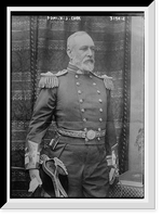 Historic Framed Print, Adm. H.J. Carr,  17-7/8" x 21-7/8"