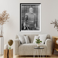 Historic Framed Print, Adm. H.J. Carr,  17-7/8" x 21-7/8"