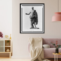 Historic Framed Print, L'Empereur Claude.dessin&eacute; par Vanderwal ; grav&eacute; par J.J. Avril.,  17-7/8" x 21-7/8"