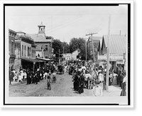 Carnival Day at Key Port, N.J. Inspection of fire department Classic, Antique Print