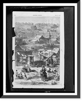 The squatters of New York. Scene near Central Park.sketched by. E. Wyand, Vintage Wall Art