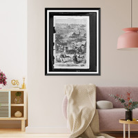 The squatters of New York. Scene near Central Park.sketched by. E. Wyand, Vintage Wall Art