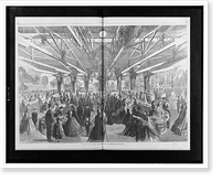 Grand hall of the fair building, Fourteenth Street, Antique Wall Art