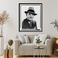 Historic Framed Print, [Walter Winchell, head-and-shoulders portrait, facing front],  17-7/8" x 21-7/8"