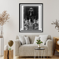 Historic Framed Print, [Women on stage at Daughters of the American Revolution convention, Washington, D.C.],  17-7/8" x 21-7/8"