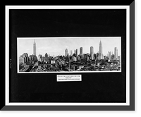 Mid-New York skyline, Historic Print