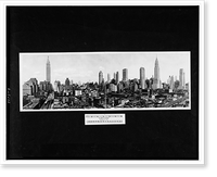 Mid-New York skyline, Historic Print