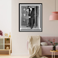 David Greenglass, handcuffed, being led away by Deputy Marshall Eugene Fitzgerald, Antique Poster