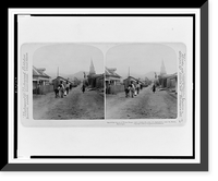 One of the streets of Morne Rouge, just outside of the zone of destruction - near St. Pierre, Martinique, Historic Print