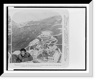 Historic Framed Print, Beautiful villas and roadways - from highest point above Hong Kong - 2,  17-7/8" x 21-7/8"
