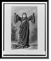 Historic Framed Print, Mrs. D.P. Bowers as Lady Macbeth.gravure Gebbie & Husson Co. Ltd.,  17-7/8" x 21-7/8"
