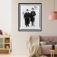 Francisco de la Barra (left) and son Francisco, Jr., full-length portrait, standing, facing front Classic, Historic Print