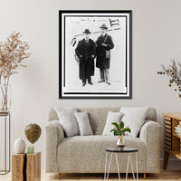 Francisco de la Barra (left) and son Francisco, Jr., full-length portrait, standing, facing front Classic, Historic Print