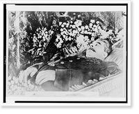 Joseph Stalin, lying in state in Hall of Columns of the House of Unions in Moscow, Antique Wall Art