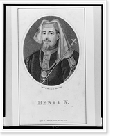 Henry IV.engrav'd by Edwin from an original painting, Antique Print