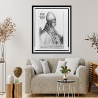 Historic Framed Print, Gregorius IX PP Anagninus,  17-7/8" x 21-7/8"