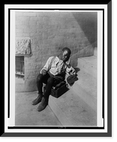 Historic Framed Print, Nuthin doin"",  17-7/8" x 21-7/8"