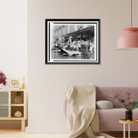Historic Framed Print, [Masonic Hall on F St. at 9th St., N.W. (now 901 F St.), Washington, D.C.],  17-7/8" x 21-7/8"
