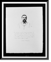 Historic Framed Print, [Giovanni Schiaparelli, head-and-shoulders portrait, facing front].R. Kastor.,  17-7/8" x 21-7/8"